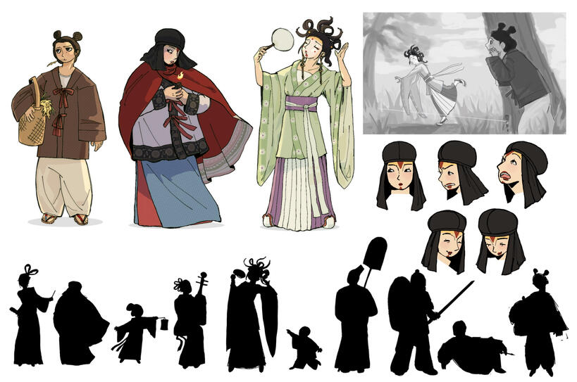 Costume Specificity, based on the Northern and Southern dynasties of China