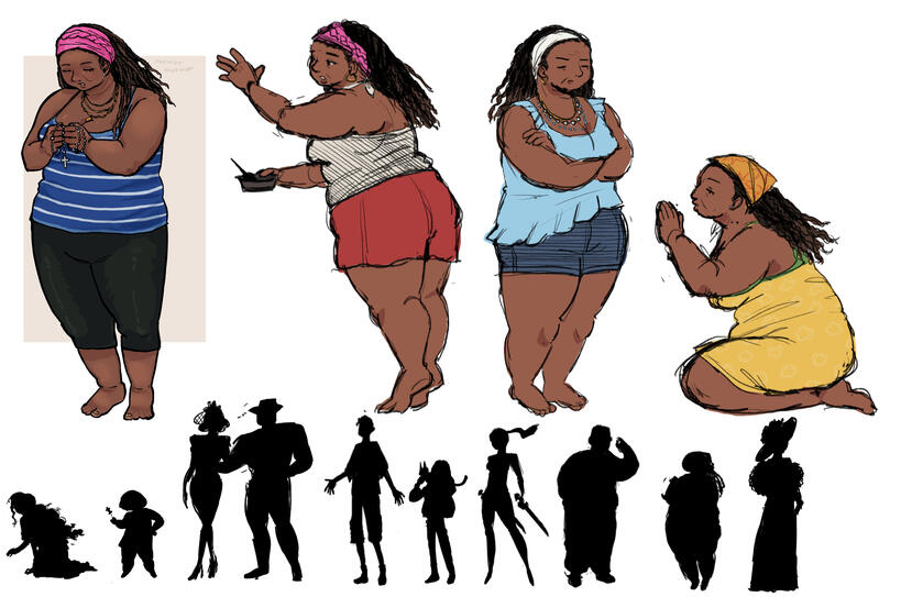 Character Descriptions, Bertila from Sacrificio by Ernesto Mestre-Reed